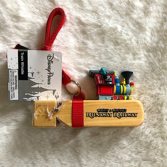 Disney Parks Mickey and Minnie’s Runaway Railway Wooden Whistle - Picture 6 of 9